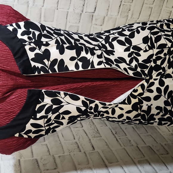 Jones Wear Dress SZ 6 Black/White Dress - Picture 7 of 11